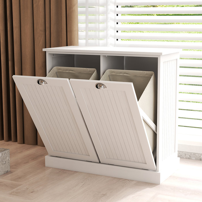 iYofe Kitchen Trash w Tilt Out Trash Free Standing Laundry